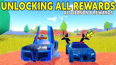 Unlocking All Season 8 Exclusive Rewards Roblox Jailbreak Youtube