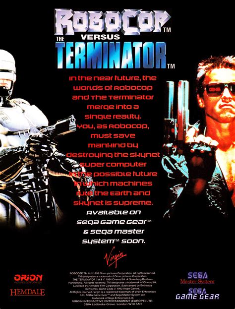 RoboCop Versus The Terminator Images LaunchBox Games Database
