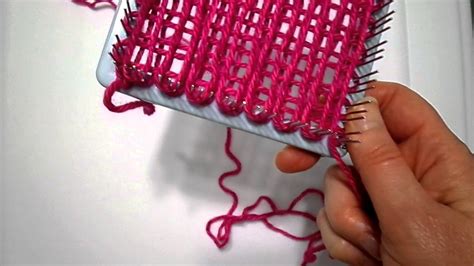 Basic Pin Loom Weaving Part 3 Of 6 Youtube