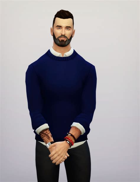 S4 Basic Sweater Ii Solid 12 Color By Rusty Nail By Simsday Simsday