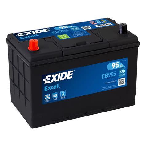 Batteria Auto Exide Eb955 95ah 720a 12v Sx Ricambi Auto Smc