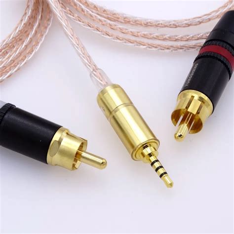 Cm Mm Trrs To Rca Audio Adapter Cable For Ak Ak Ak