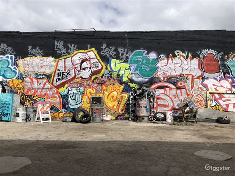 Graffiti Urban Industrial Walls For Filming Rent This Location On Giggster