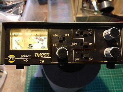 Zetagi TM CB SWR Meter Matcher W Antenna Tuner TM EBay