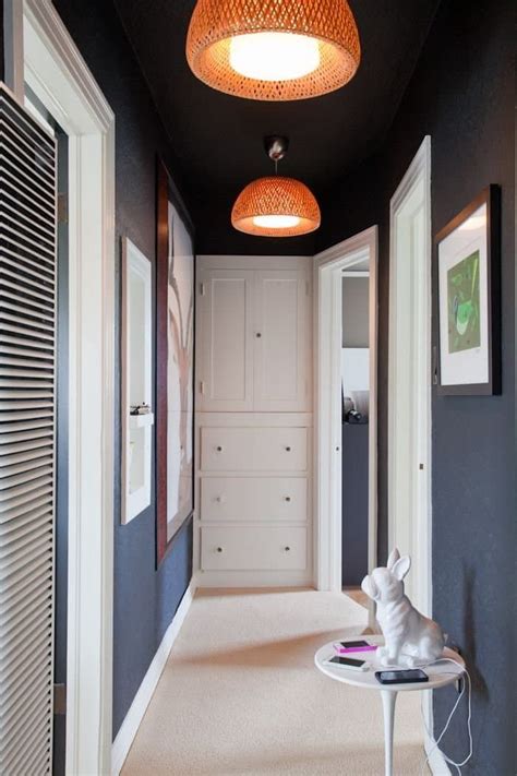 Try This Paint Your Ceiling The Same Color As Your Walls Hallway