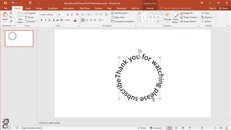 Text In A Circle In Powerpoint Youtube