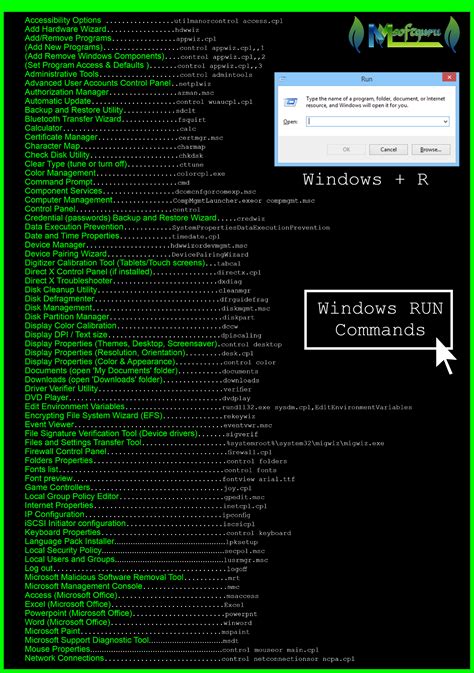 Windows Run Command Prompt Shortcuts For Windows Users Tools For