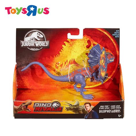 Jurassic World Dino Rivals Savage Strike Dilophosaurus Toys R Us