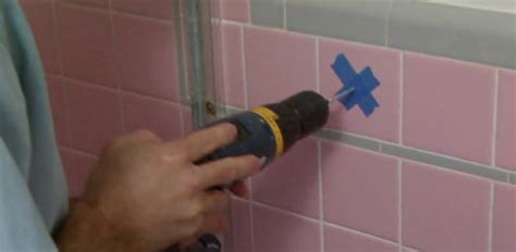 Standard and hole saw drill bit. kitchens - How to attach metal knife rack to tile without ...