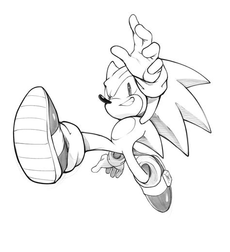 Sonic The Hedgehog Drawing Drawing Skill