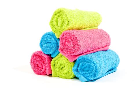 Two Bath Towels Stock Photo Image Of Bath Cotton Towels 3045592