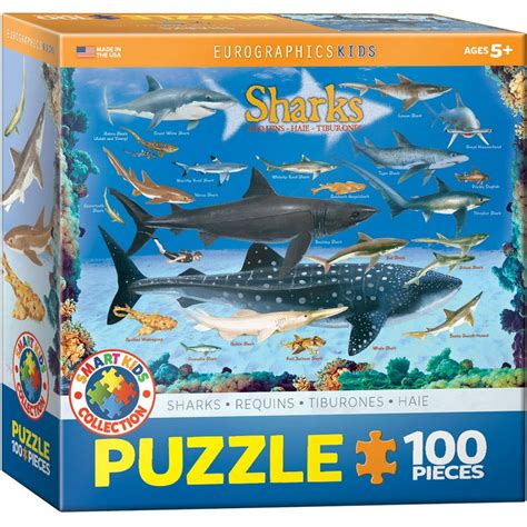 Sharks 100 Piece Puzzle