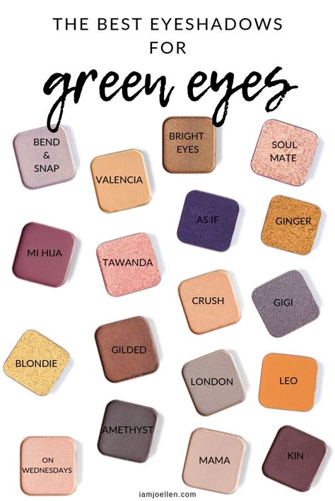 The Best Eyeshadows For Green Eyes At Iamjoellen Com Eyeshadow For