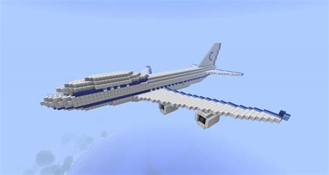 11 Scale Replica Boeing 747 Minecraft Map