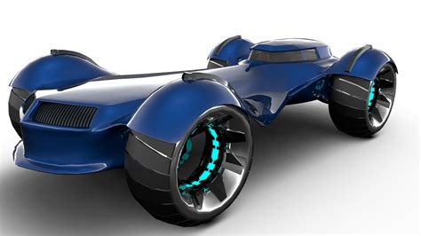 Future Car Concept 3d Model Game Ready Cgtrader