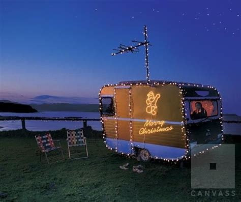 Pin On Christmas Decorated Rvs Campers Tents