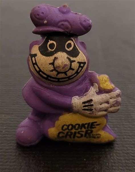 Vintage Cereal Premium Cookie Crisp Toy Figure Crook Robber General
