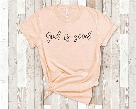 God Is Good Shirt Cute Christian Shirt Christian Womens Tshirt