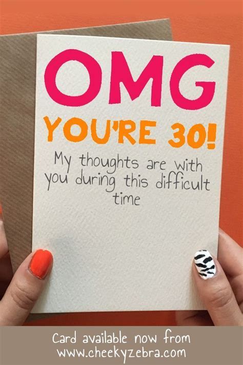 Funnny Female Th Birthday Card This Humor Based Th Birthday Card Is Perfect For Your Be