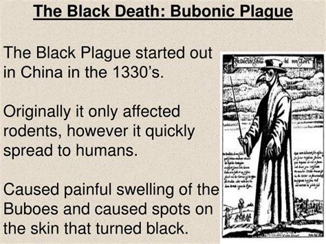 Ppt The Black Death Bubonic Plague Powerpoint Presentation Id1224279