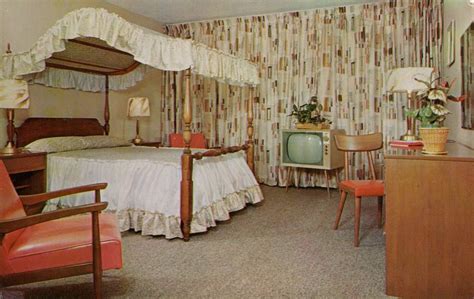 Postcards Of Mid Century Motel Rooms With Style Flashbak Retro Rooms