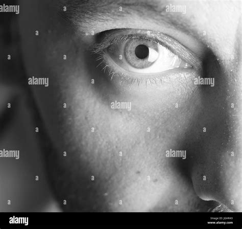 Man With Green Eyes Stock Photo Alamy