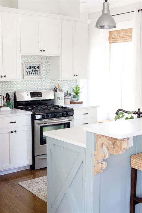 Added decorative lighting adds mood and sophistication to the room. Kitchen Update (More Decorating!) & Red Top Market ...