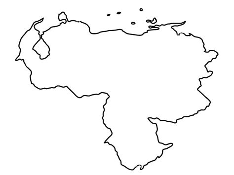 Mapa De Venezuela Para Dibujar Blog Didáctico