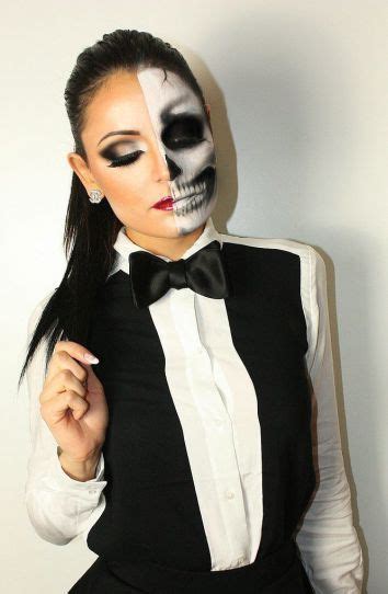 35 lesbian halloween costume ideas half girl half skeleton maske halloween halloween 2015