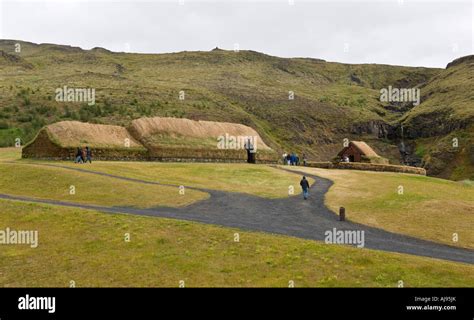 Reconstruction Of The Viking Farmhouse Stöng In Thjorsardalur Iceland