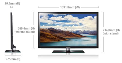 Television Size Guide Help Desk Electronicsforlessca