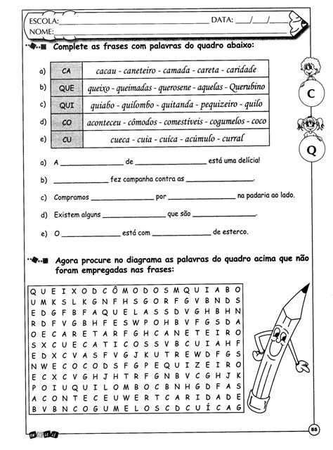 Atividades De Língua Portuguesa Para O 5º Ano EspaÇo Educar