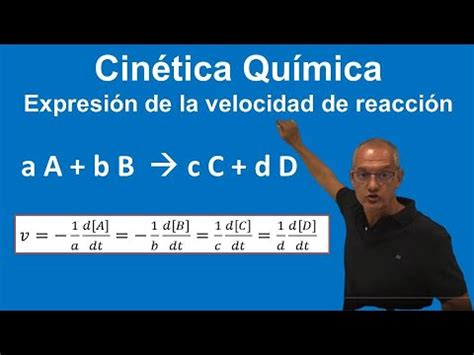 Cinética Química Expresión de la velocidad de una reacción YouTube