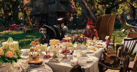 Tim Burton Alice In Wonderland Mad Hatter Tea Party