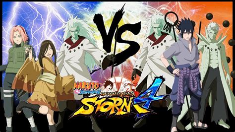 Naruto Ultimate Ninja Storm 4 Obito Madara Sasuke Vs Hanabi Madara