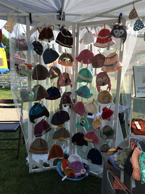Crochet Hat Display Craft Show Displays