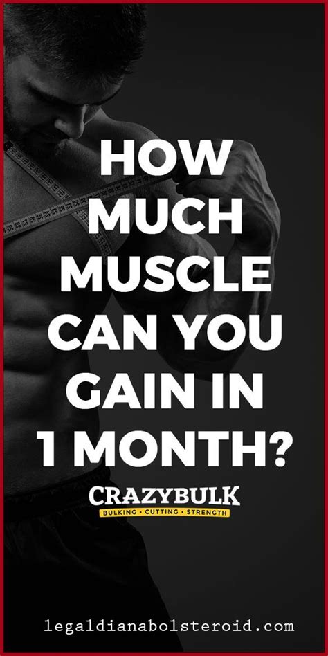 How Much Muscle Can You Gain In A Month Workout Trainingtips Dbal