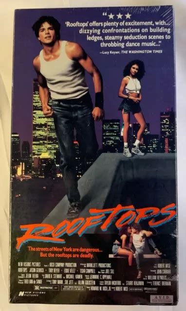 Rooftops Vhs 1989 Rare Oop 80s Music New York Romance Gangs New