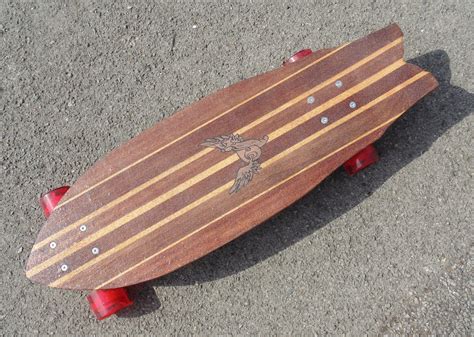 Reclaimed Wood Deck Cruiser Skateboard Etsy Uk