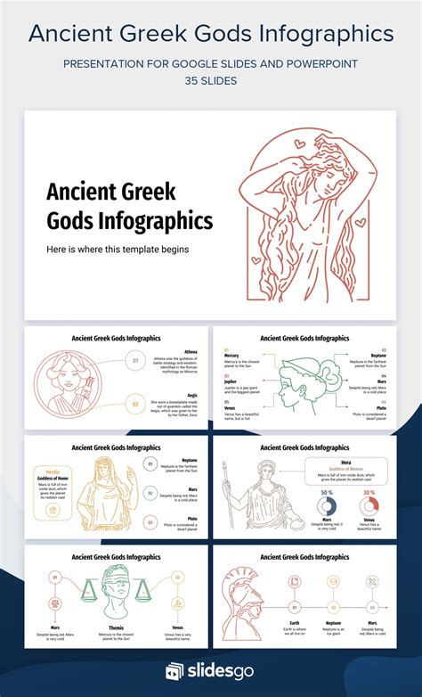 Ancient Greek Gods Infographics Powerpoint Design Templates