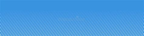 Wide Blue Banner With Gradient Thin Diagonal Stripes Stock Image