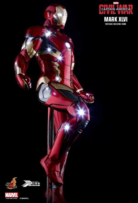 Aside from footage fighting alongside team iron man, the civil war trailers have. First Detailed Look at the New Iron Man Mark XLVI [46 ...