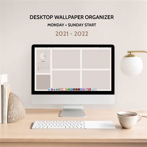 Desktop Organizer Wallpaper With 2021 2022 Monthly Calendars 15