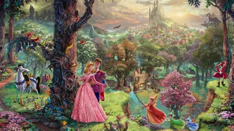 Thomas Kinkade Disney Dreams Disney Princess Wallpaper 31528031