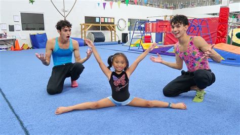 Learning Gymnastics With Our Favorite Girl Video Dargoole