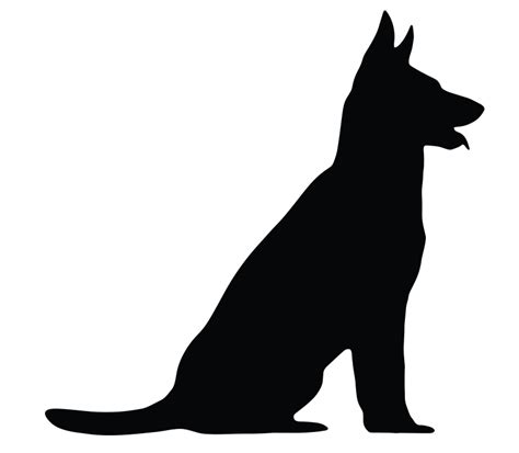 Free German Shepherd Silhouette Clipart 10 Free Cliparts Download