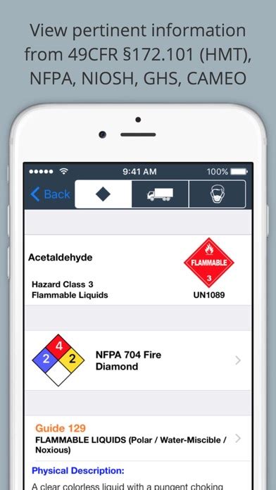 Hazmat Reference And Emergency Response Guide Iphone App
