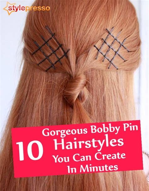 40 Amazing Bobby Pins Hairstyle Ideas To Transform Your Look Blurmark