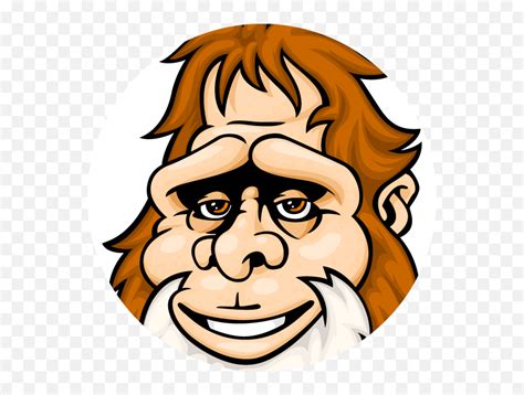 Rkymtnsquatch Sasquatch Face Clip Art Png Download Bigfoot Emoji