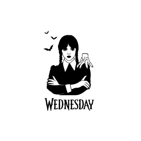 Wednesday Svgwednesday Png Wednesday Addams The Addams Etsy In 2023